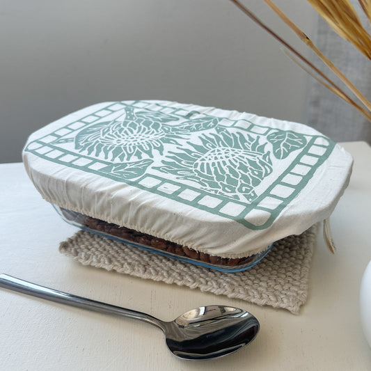 Dish Cover Mini Casserole and Loaf Pan | Protea Print