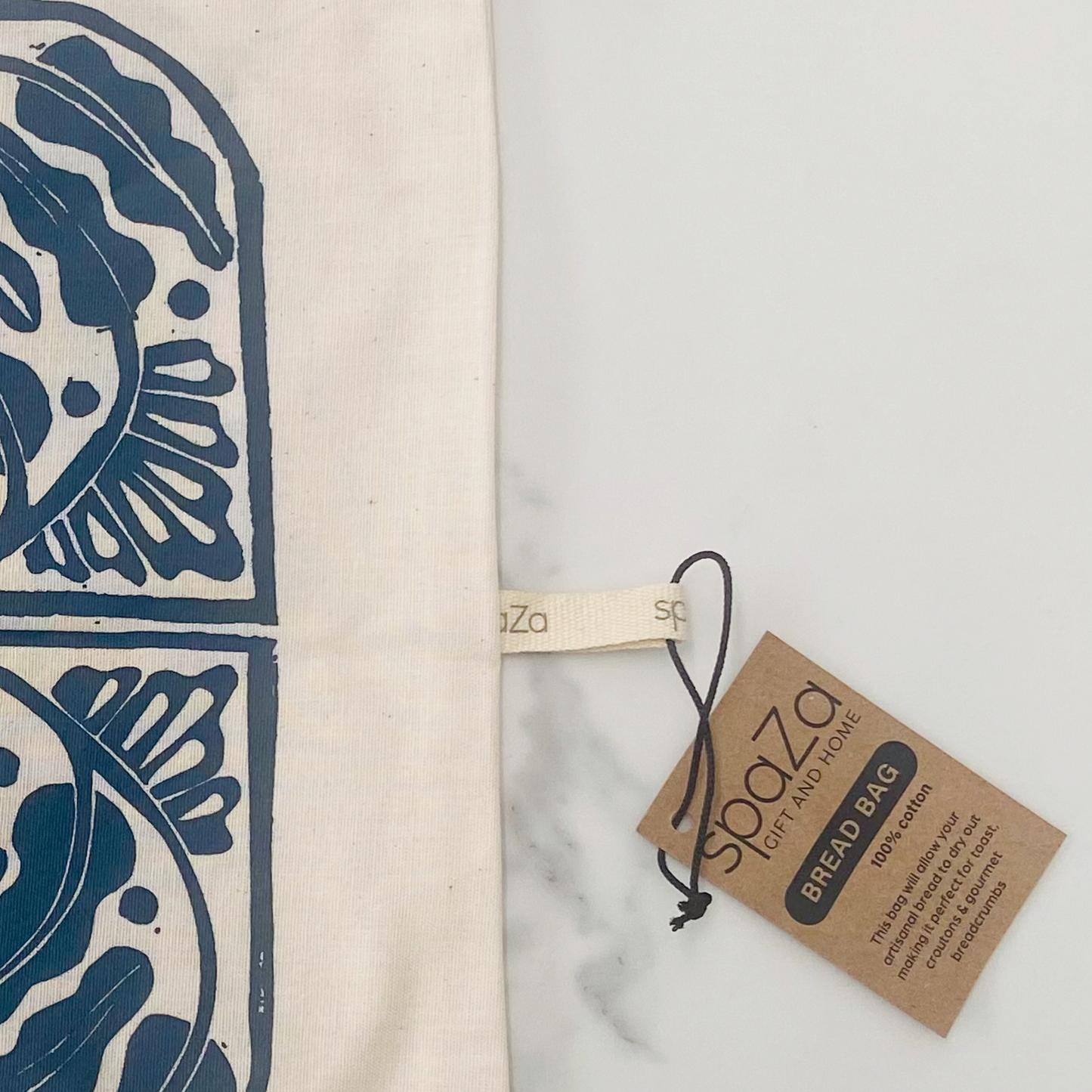 Bread Bag 11.5" Square Cotton | Madiba Print