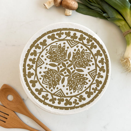 Dish and Bowl Cover Medium | Madiba Print
