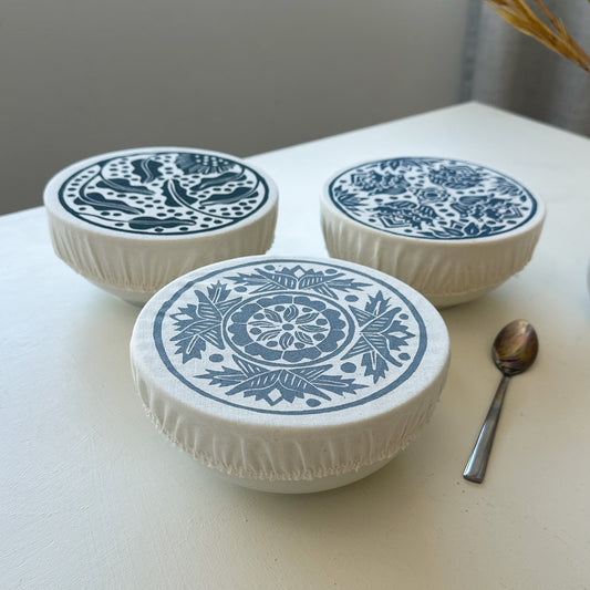 Bowl Covers Set of 3 Extra Small | Madiba Print
