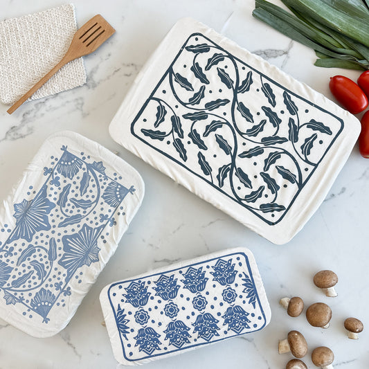 Dish Cover Rectangle Set of 3 | Madiba Print