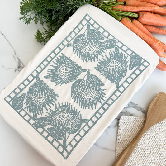 Dish Cover XL Rectangle | Protea Print