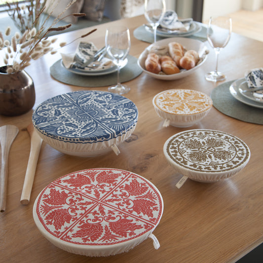 Dish and Bowl Cover Large | Madiba Print