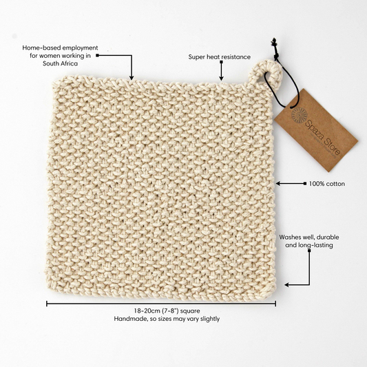 Cotton Pot Holder | Handcrafted Heat Resistance
