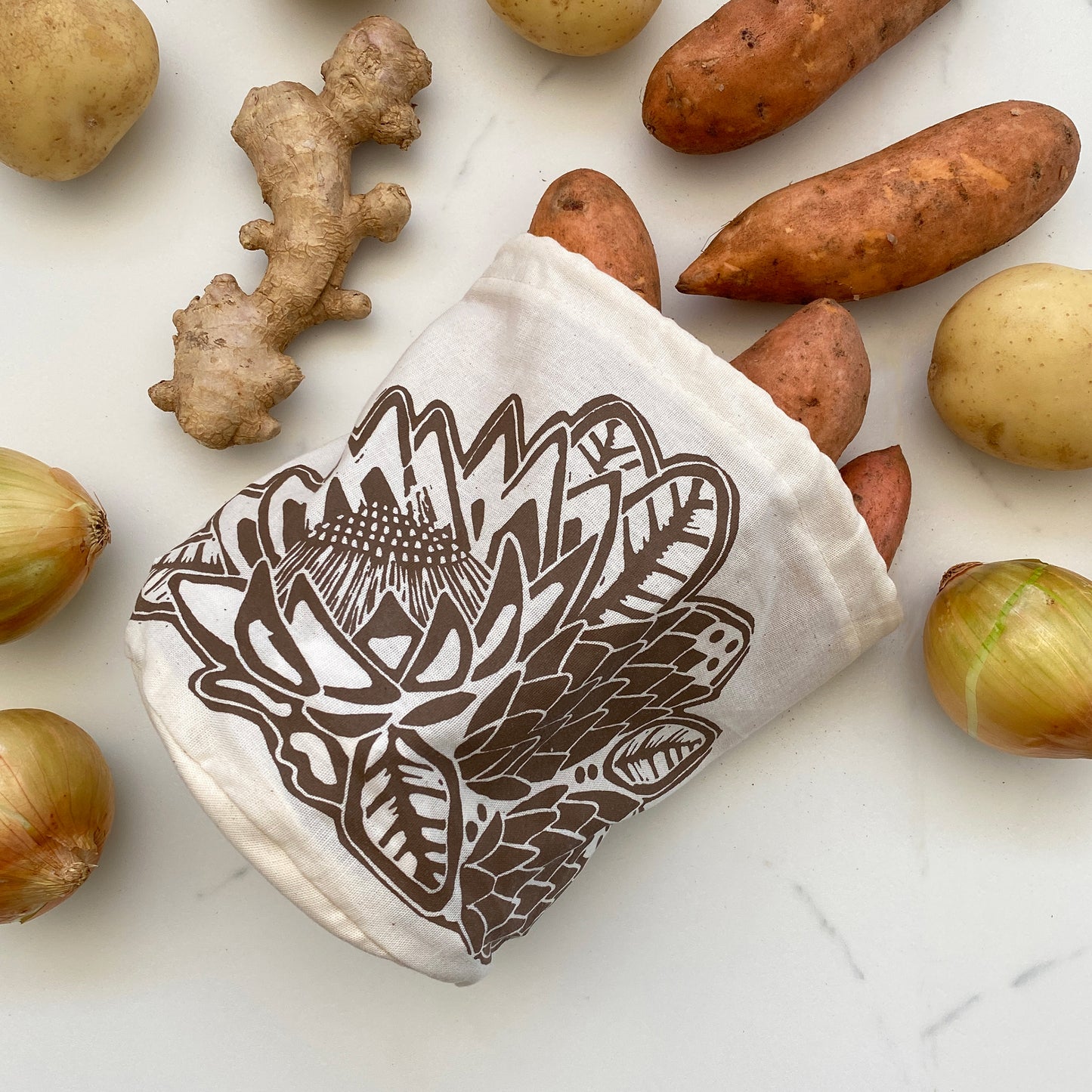 Short Reusable Produce Bag – Zero Waste Shopping Essential