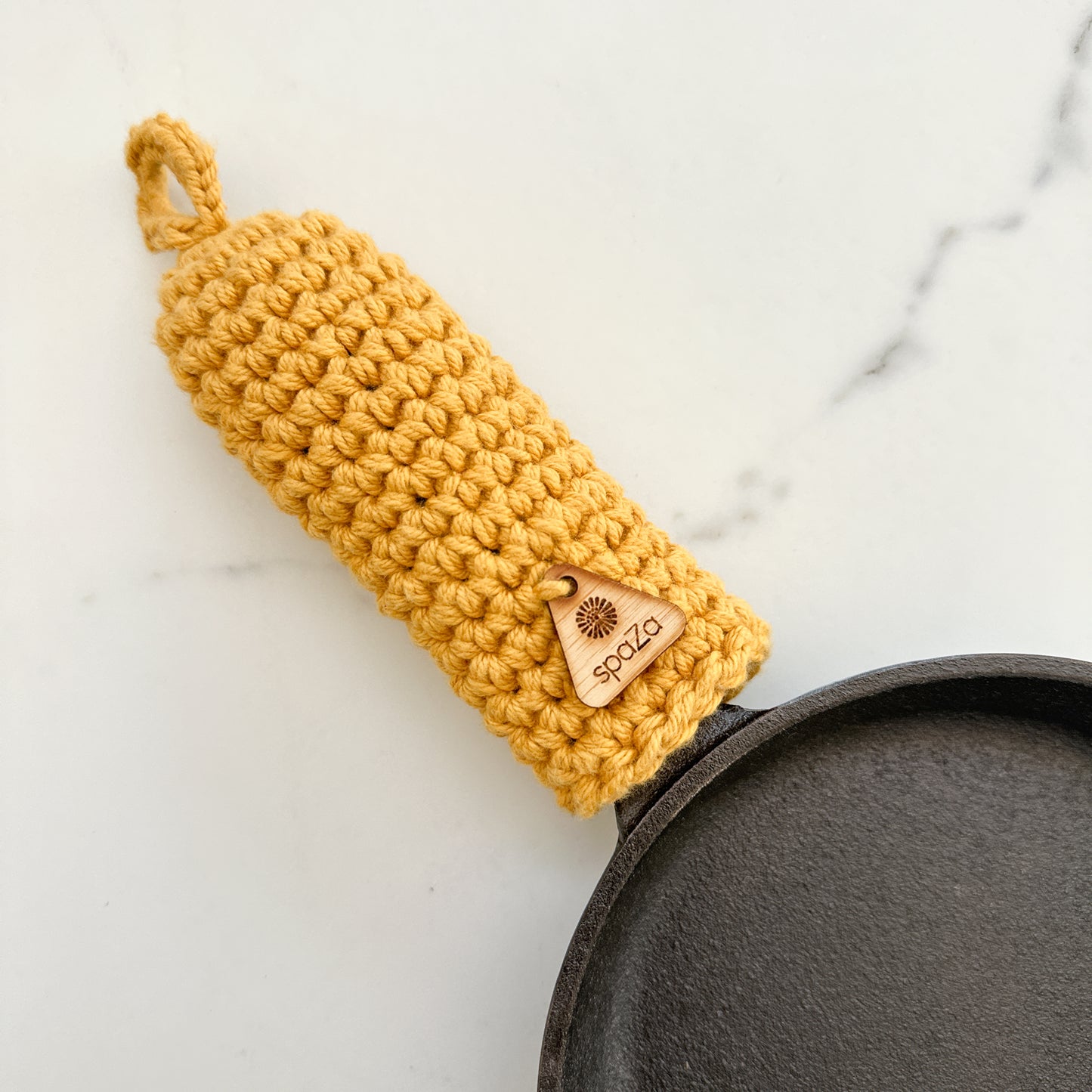 Skillet Handle Cover Thick Hand Crocheted Heat Resistance for Skillets