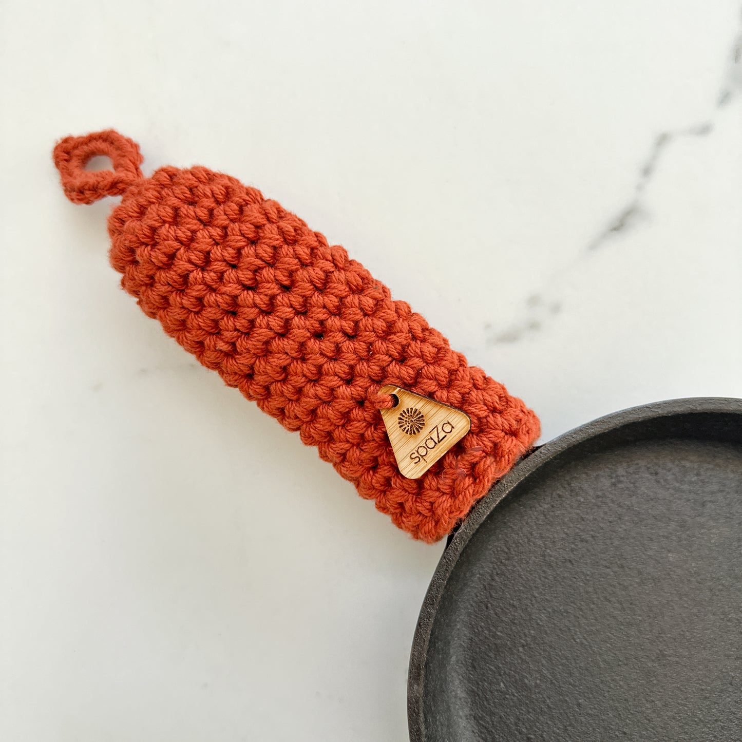 Skillet Handle Cover Thick Hand Crocheted Heat Resistance for Skillets