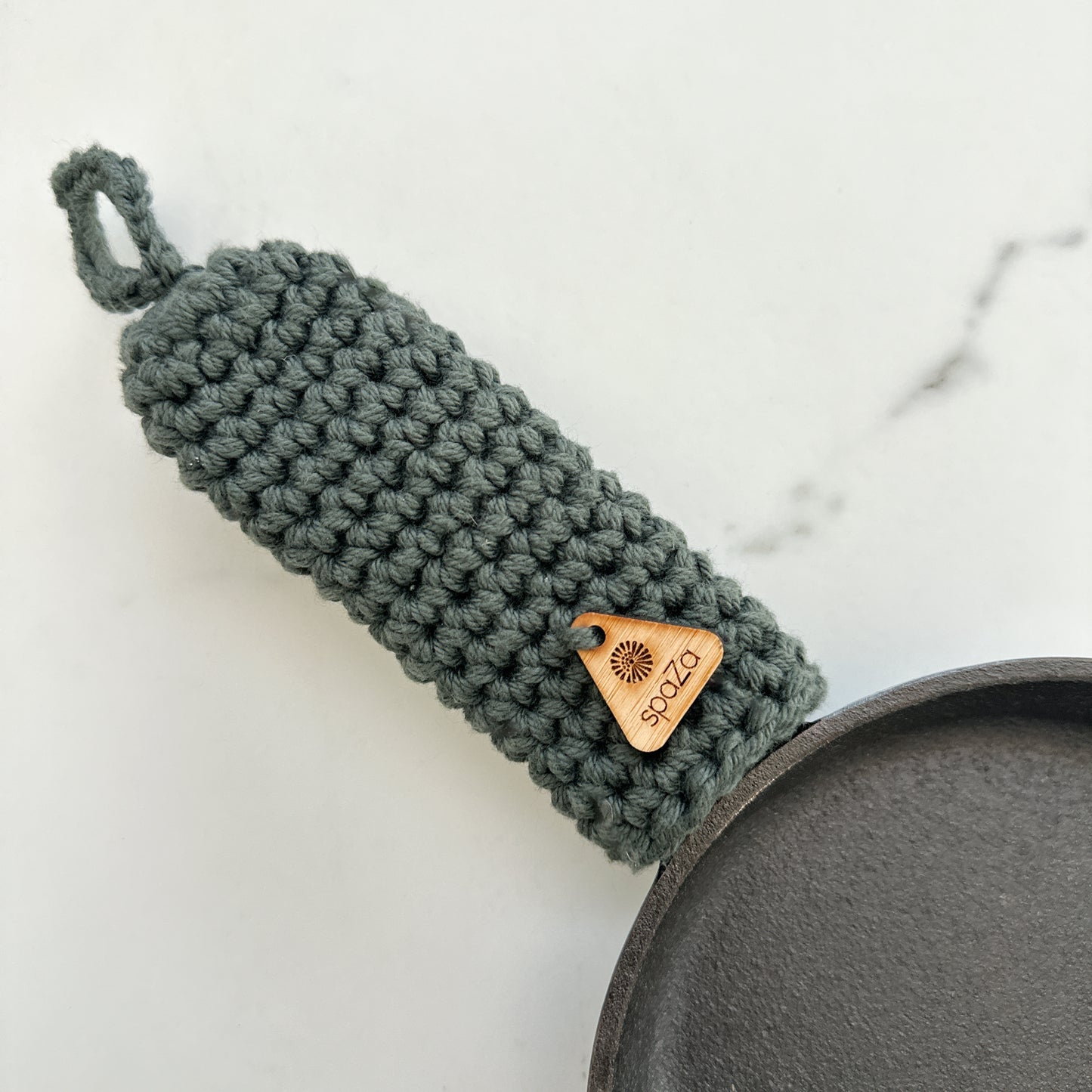 Skillet Handle Cover Thick Hand Crocheted Heat Resistance for Skillets