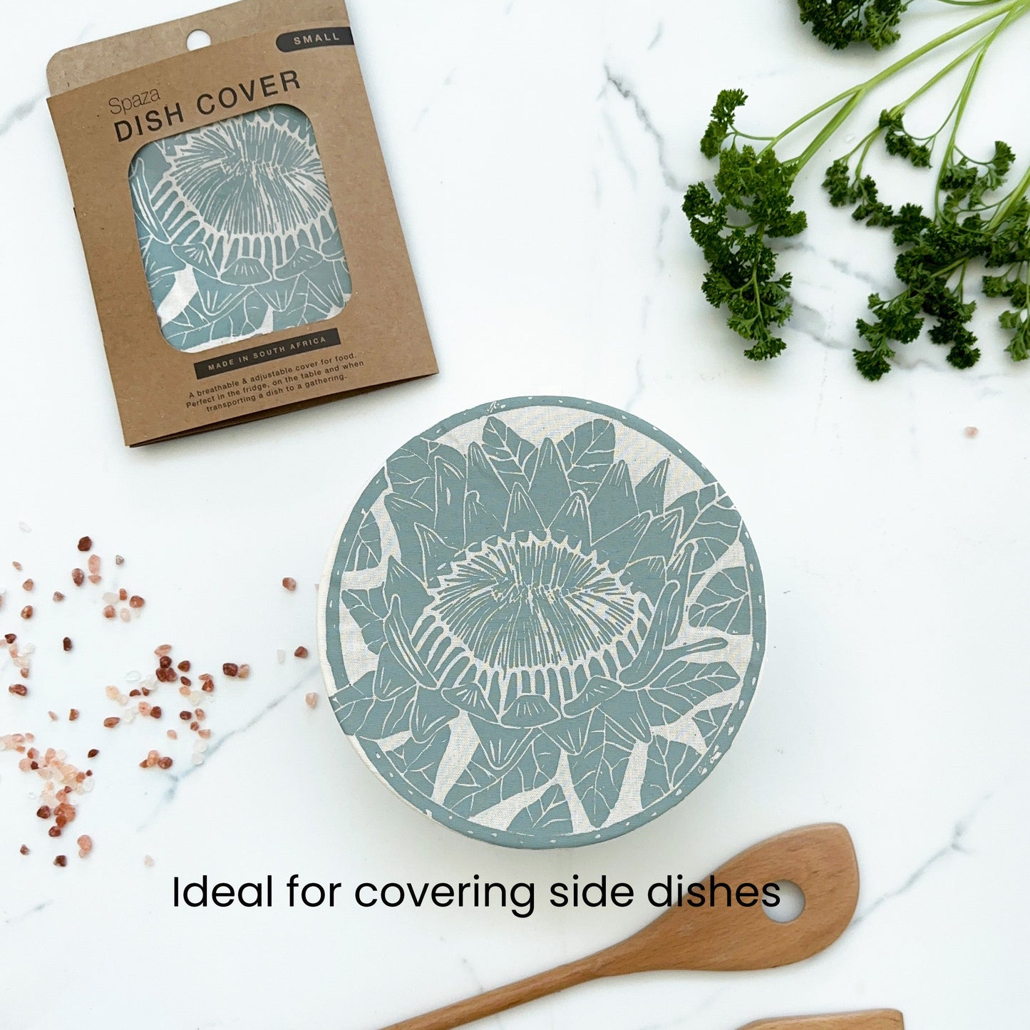 Dish and Bowl Cover Small Protea Print