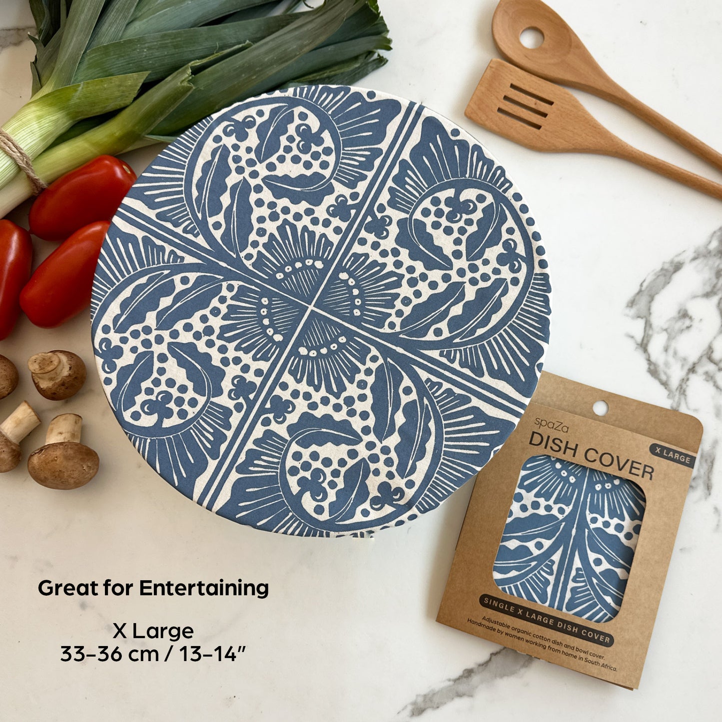 Dish and Bowl Cover Extra Large | Madiba Print