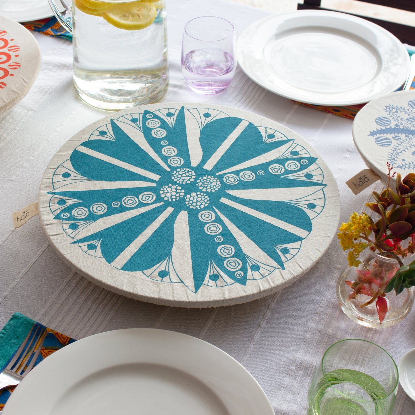 Halo Dish and Bowl Cover Extra Large Aloe | Kirsten Davidson