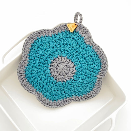 Flower Power Pot Holder Oven Mitt