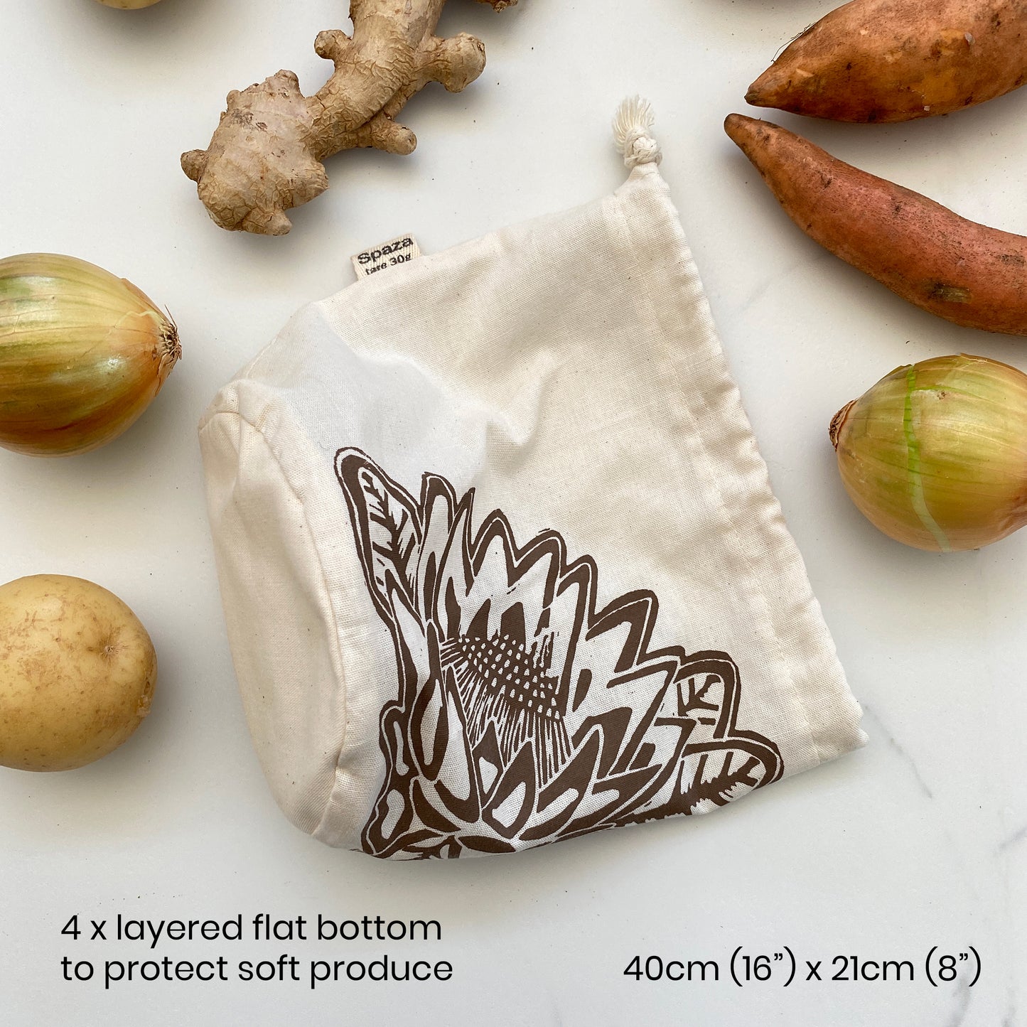 Short Reusable Produce Bag – Zero Waste Shopping Essential
