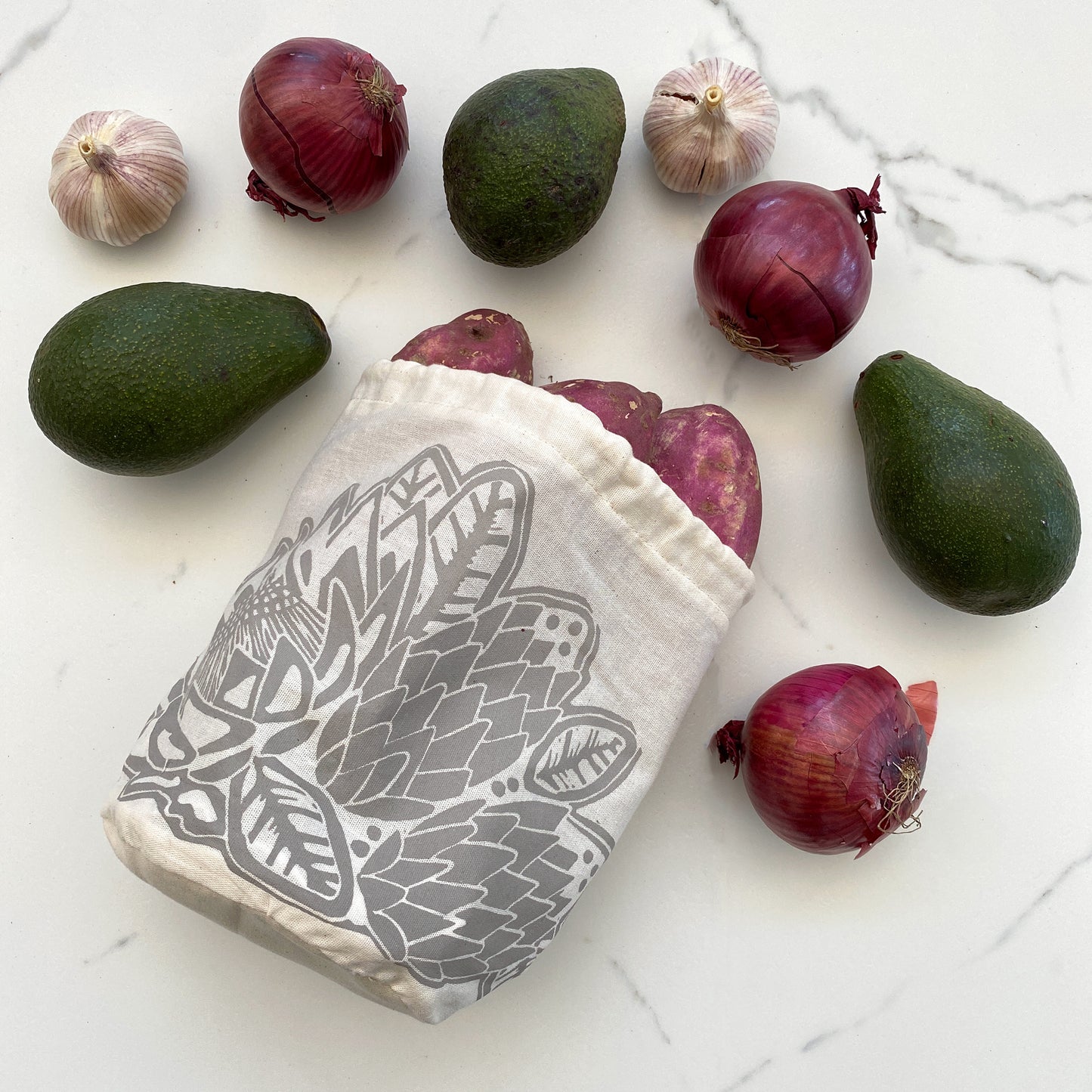 Short Reusable Produce Bag – Zero Waste Shopping Essential