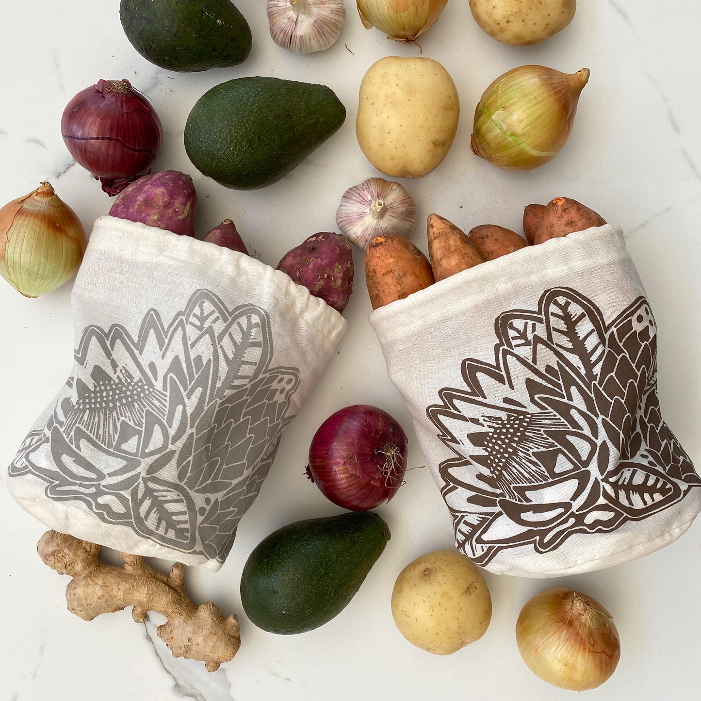 Short Reusable Produce Bag – Zero Waste Shopping Essential