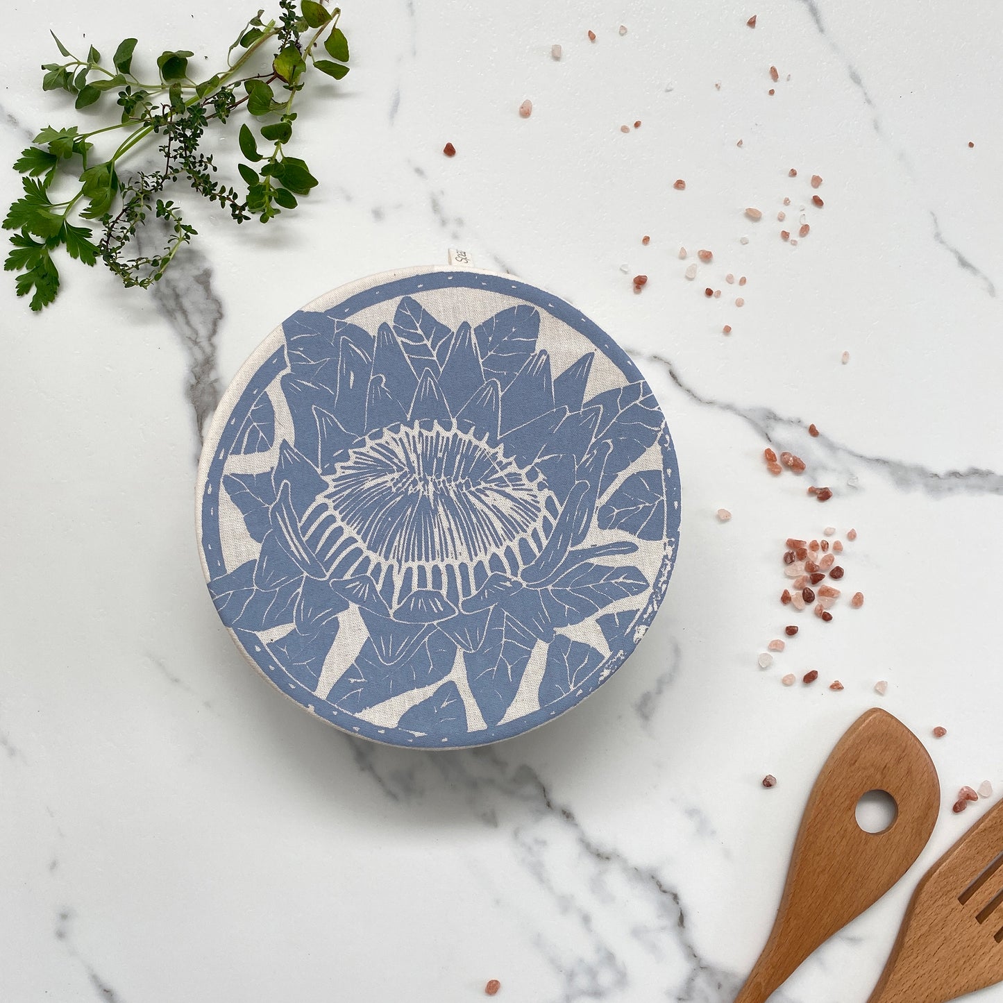 Dish and Bowl Cover Small | Protea Flower
